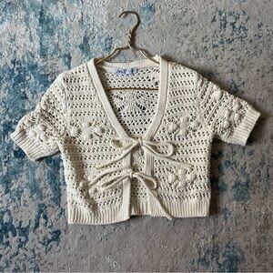 Zara Crochet Cardigan